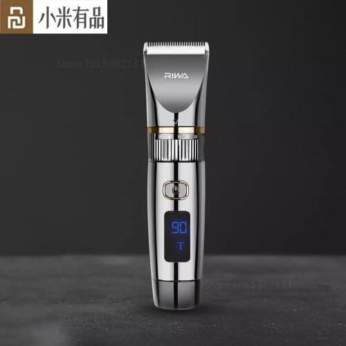 Youpin Hairdresser Professional waterproof hair trimmer Ceramic Cutter Head Cutting Sharpness Hair Clipper Spare Battery