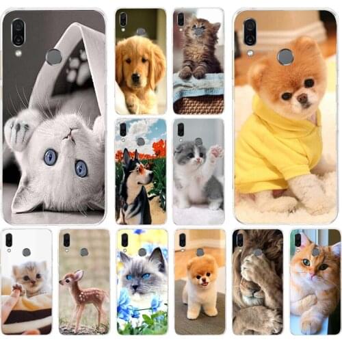 44AS Cute animals Soft Silicone Tpu Cover phone Case for huawei Honor 8 8a Prime 8s 8x 8 lite 9 9x 9 lite 10 10i 10 lite