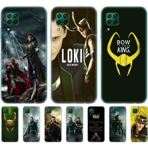 Silicon Case For huawei p40 lite E p40 pro P smart 2020 Cover For huawei Y5P Y6P Y7P Y8P Y6S Y8S Y9S NOVA 5T Case Loki Thor