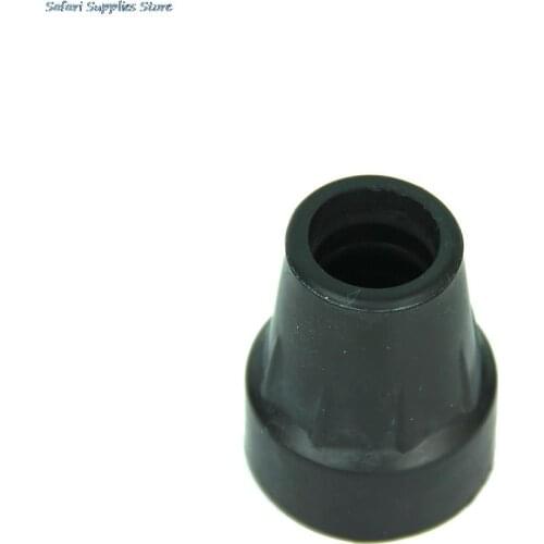 1Pcs Bottom 19mm Soft Gum Rubber Pads Walking Hiking Sticks End Cover Tips Cane Crutch Pad Rubber Heavy Duty Metal Ferrule