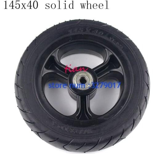 Free Shipping 6 inch solid wheel 145X40 solid tire 145*40 tire fits for electric scooter Childrens trolley gas scooter
