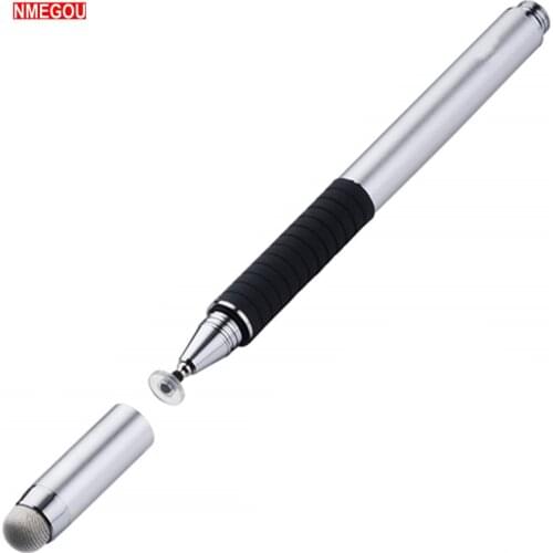 2 In 1 Capacitive Stylus Touch Screen Pen for Ipad Pro 9.7 10.5 12.9 Xiaomi Mi Pad 4 Tablet Fine Point Disc Tip Active Touchpen