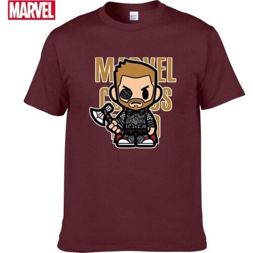 Marvel The Avengers Thor T-shirt Comfortable Breathable 100% cotton Fashion clothes for teens Summer Tops men t shirt #143