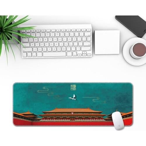 The Chinese imperial palace Gaming Mouse Pad Large Mouse Pad Gamer Computer Mousepad Big Mouse Mat XXL Mause Pad Laptop Keyboar
