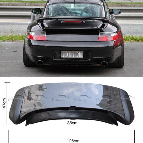 Carbon Fiber Rear Trunk Spoiler Wing Trunk Lip For Porsche 911 996 997 2005-2011