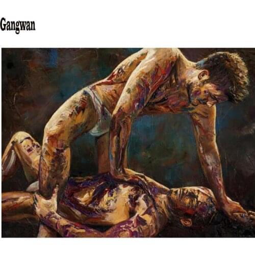 Gay paintings Diamond Embroidery men art 5D,Diamond Painting full square 3D Cross Stitch Diamond Mosaic people diamond pictures