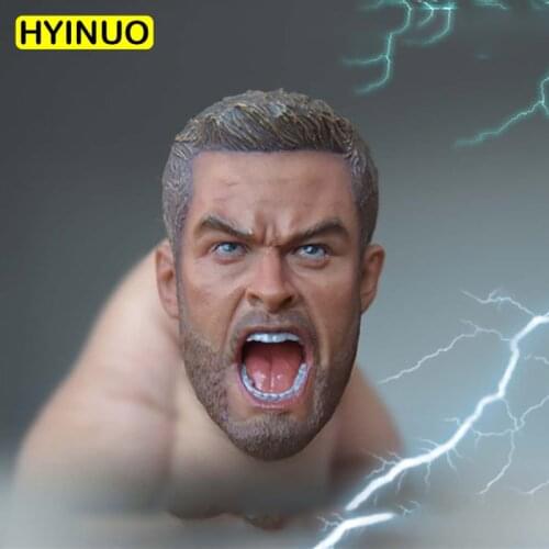 1/6 Scale Ragnarok Gladiator War Damage One-eyed Version Raytheon Head Sculpt Headplay for 12" Action Figure Body