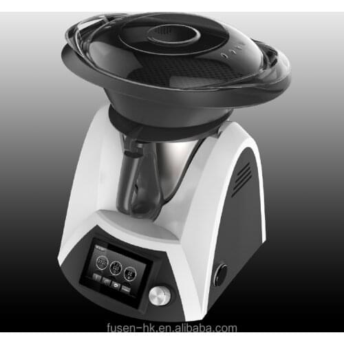 Multi-function food processor and high power blender with colored TFT screen