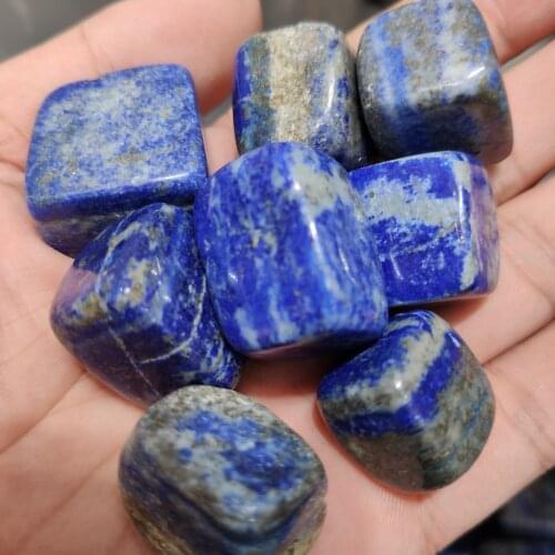 Natural Lapis Lazuli Blue Stone Lasurite Gravel Rock Crystal Quartz Mineral Specimen Fish Tank Garden Flowerpot Decoration