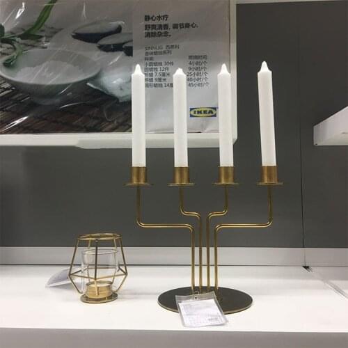 New Vintage Candlestick Christmas Decoration Weeding Decoration For Weddings Candelabra Home Decoration Accessories Modern Moro