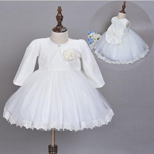 2016 Latest 0-18 Month Baby Girl Dress Birthday Princess Wedding Formal Vestido Infantil Clothes Baby Girl Party Gowns