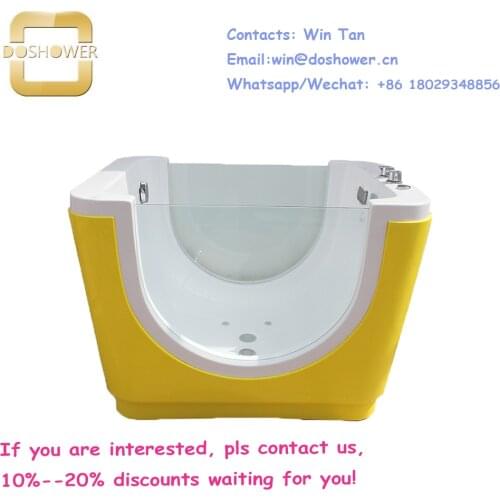 Full-featured baby bath tub with temperature of baby bath tub spa for bubble baby bath tub