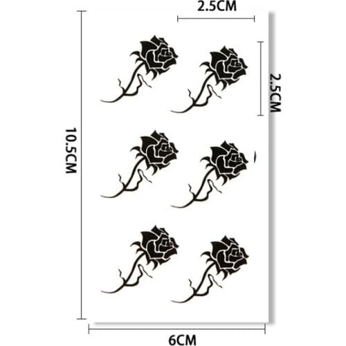 Flower Waterproof Temporary Tattoos Waterproof Removable Tattoo Body Art New Large Arm Fake Transfer Tattoo Stickers Sexy