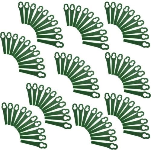 100 Plastic Lawnmower Strimmer Trimmer Blade Green For Bosch ART23 Accutrim Dropshipping