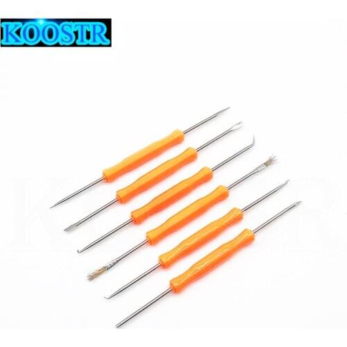 6pcs/set High Quality Electric Soldering Iron Auxiliary Tool Set Welding Solder Soldering Assist Tools Kit