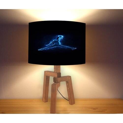 Lampshade 1090, Wood Floor Standing Modern Lampshade, Night Lamp