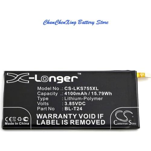 Cameron Sino 4100mAh Battery BL-T24 for LG K212, K220, K220ds, K220dsK, K220dsZ, K220Y, K220Z, K450, LS755, US610, X Power