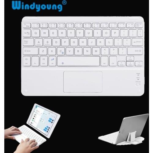 Bluetooth Wireless Keyboard with Touchpad Universal Portable Wireless Keyboard With Touchpad for Tablet PC Laptop iPad Smart TV