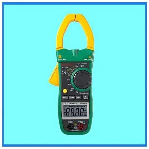 MASTECH MS2026 Digital Clamp Meter Portable Auto Range AC/DC Voltage AC Current Capacitance Multimeter DMM Tester 6000 Counts