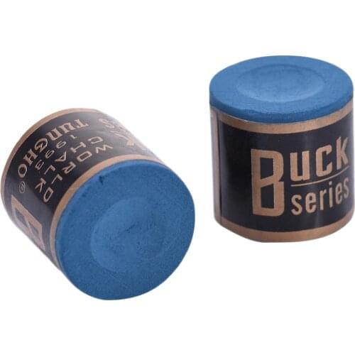 2pcs Cylindrical Pool Cue Chalk 2 Blocks Per Box Premium Snooker Pool Cue Tip Table Billiard Chalk Accessories Antiskid Device