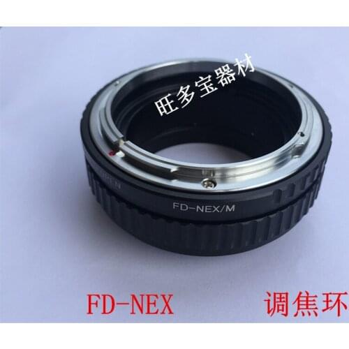 Fd-nex Macro Focusing Helicoid Adapter ring for canon fd fl lens and NEX-3/5N/6/7 A7 A7r a9 A5100 a6300 A6000 a6500 camera