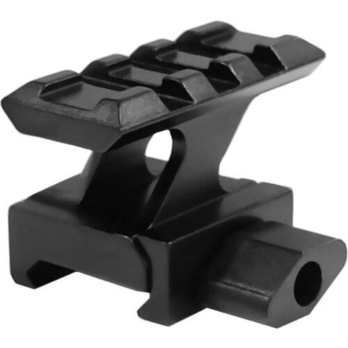 FIRECLUB Tactical Riser mount Rail Base QD Lockdown Series Lightweigh 3 Slot 20mm Picatinny Rail Weaver Adapter