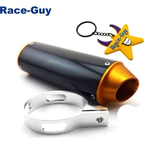 38mm Gold Exhaust Muffler For 50cc 110cc 125cc 150cc 160cc SSR KLX Thumpstar BSE Kayo Pit Pro Trail Dirt Bike Motorcycle
