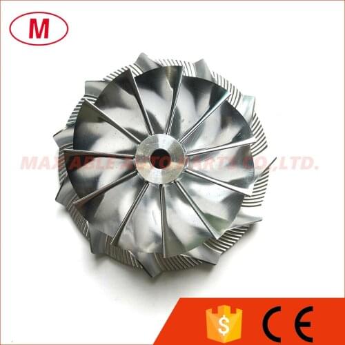 GT3584 63.50/84.00mm 11+0 blades Turbo Billet compressor wheel/Aluminum 2618/Milling wheel for Racing Upgrade Turbocharger
