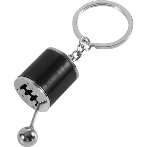 Creative Car Stalls Head Simulation Model Car Parts Gear Position Keychain Multi-Style Bag Accessories 4 Colors