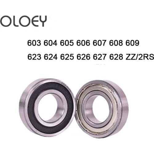 Free shipping High Quality 10pcs bearing 603 604 605 606 607 608 609 623 624 625 626 627 628zz 2RS