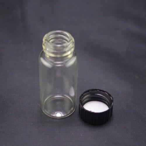 10ml Sample Bottle CLEAR Glass Screw Top 22*52mm