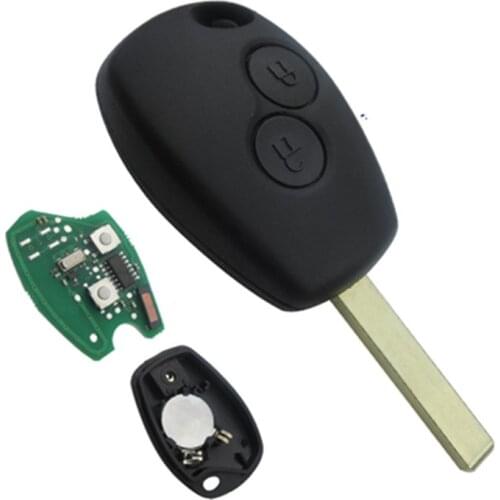 Wilongda 2 Buttons Remote Key PCF7947 Chip 433MHz for Renault Clio 3 Twingo Kangoo 2 Car key