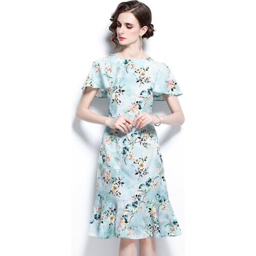 SKNG Summer Chiffon Dresses