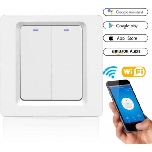 Tuya Zigbee Smart Switch 1/2/3 Gang Smart EU Touch Switch 100-240V Home Wall Button Work With Alexa And Google Home Assistant