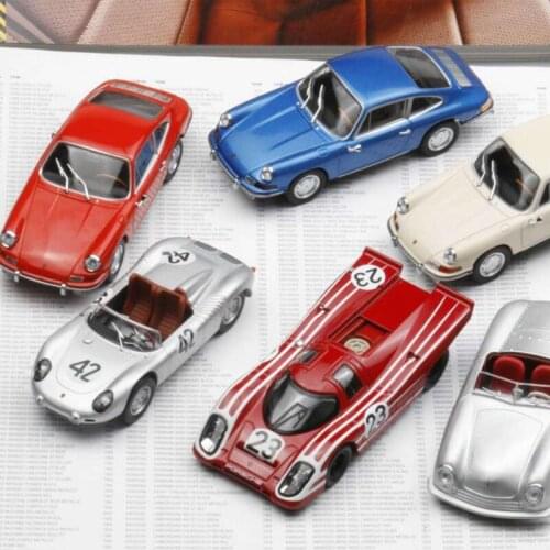 1/43 911Retro sports car Collection Model Alloy Assembled 917 Toy Car Die Cast 356 Nr.1 Toys 718 RS 60 Spyder Collection gifts