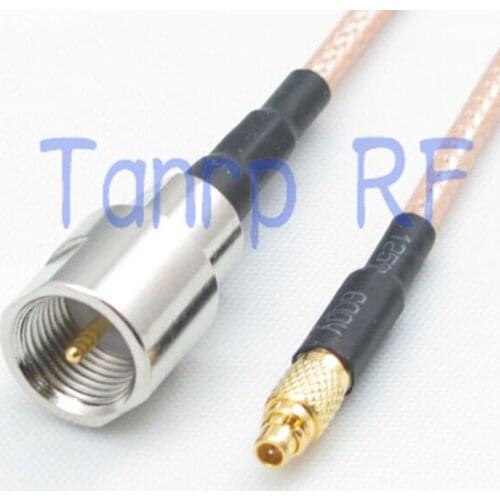 10pcs 6in MMCX male plug to FME male plug RF adapter connector 15CM Pigtail coaxial jumper cable RG316 extension cord