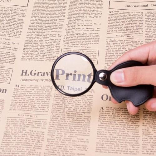 6 X Mini Handheld Magnifier Reading Magnifying Glass Magnifier Lens Foldable New