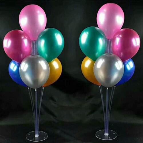 40sets/lot Centerpiece Table Balloon Stand Balloon Column Base Set Wedding Party Decoration Balloon Accessories ZA5646