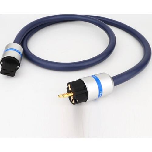 P902 Audiophile C19 Power Cord Cable Power Cable Pure Copper 20A Amp With Pure Copper Gold Plated EU/US Version Plug