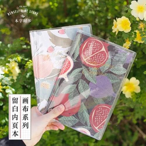 Kawaii A5 Flower Fruits Notebook Dairy Journal Agenda Paper Books 30 Sheets School Office Gift Stationery