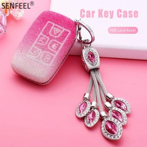 Car Key Case For Land Rover Range Rover Sport A9 Discovery 2 3 4 Sport For Jaguar XF A8 A9 X8 XE XF XFL Remote Cover Keychain
