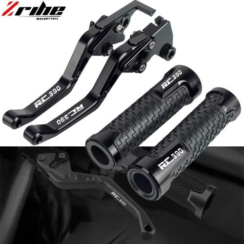 For RC390 RC 390390 2013 2014 2015 2016 2017 2018 Motorcycle Accessories Brake Clutch Levers Handlebar Hand Grips ends