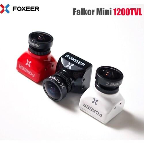 Foxeer Falkor Mini Camera 1200TVL FPV Cameras16:9/4:3 PAL/NTSC Switchable CMOS 1/3 GWDR Support 5~40V for RC Multicopter