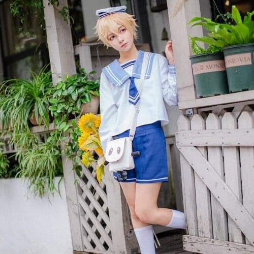 Game Love And Producer Zhou QiLuo Cosplay Costumes Childhood Cute Daily Uniform Mr Love Queens Choice Role Play Costumes