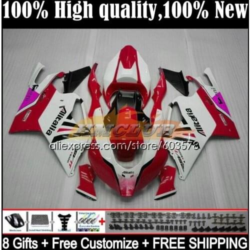 Kit For Aprilia Mille RSV 1000 R RR RSV1000RR 53CL.25 RSV1000R 1000R 2003 2004 2005 2006 RSV1000 03 04 05 06 Fairing Red white