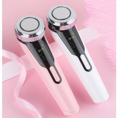Face Massager Skin Rejuvenation Radio Mesotherapy LED Facial Lifting Beauty Vibration Wrinkle Removal Anti Aging Radio Frequency