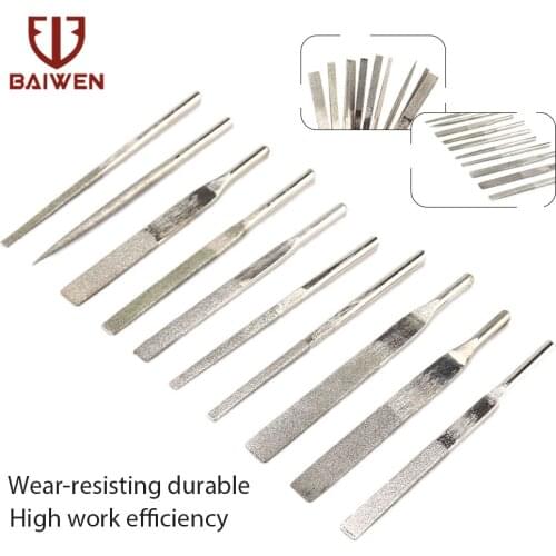 70mm Rasp File Diamond Needles File Set for Metal Working Rotary Tool for Pneumatic Ultrasonic Grinding Machine Air Grinder