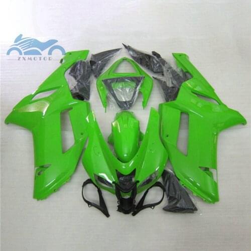 Sport fairings kit for KAWASAKI Ninja ZX 6R 2007 2008 ABS plastic motorcycle fairing kits ZX6R ZX 636 07 08 green aftermarkets