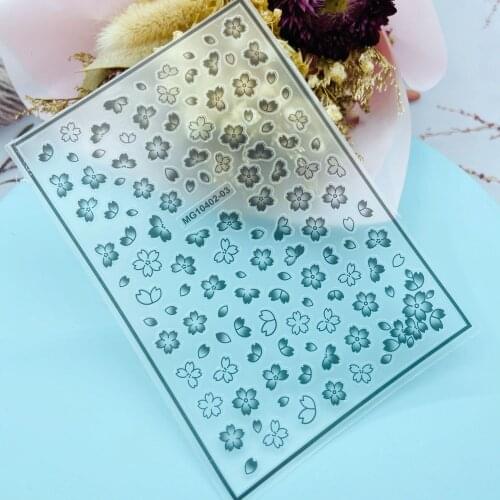 New Craft Nail Art 3D Nail Sticker Black and White Flower Nail Decoration Sticker