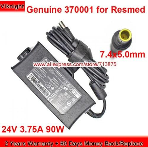 Genuine IP22 AC Adapter 24V 3.75A 90W Charger for ResMed Air Sense S10 370001 370002 37015 R370-7232 DA90A24 Power Supply